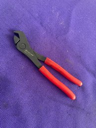 Snap On 208CCP Battery Terminal Pliers Round Nose Red Handle
