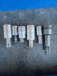 Assortment Of  Torx Bit Sockets,
