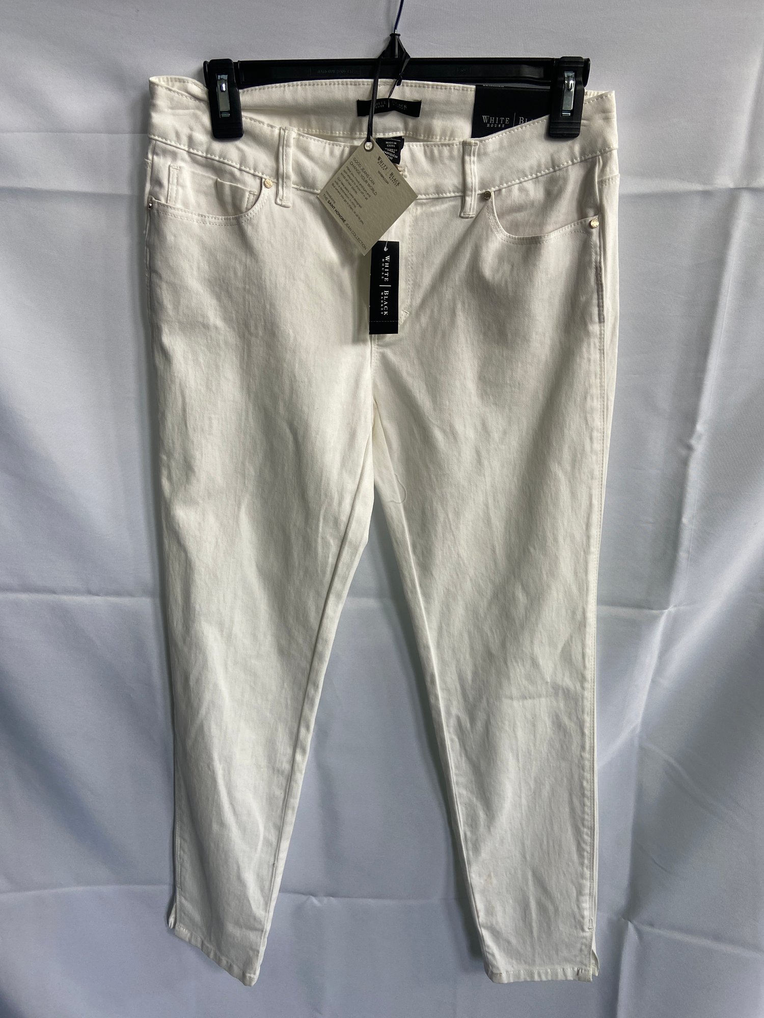 Pantalon The Skimmer White House Black Market - Taille 8, Blanc éclatant - Occasion Très Bon état