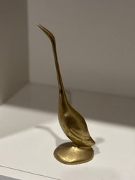 MCM Brass Goose Statuette 9' Tall