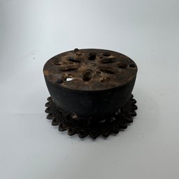 Japanese Cast Iron Tea Kettle Warmer (also Good For Incense Cones)*