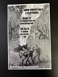 Red Cross Sky & Flothru Event Poster: 11' X 17'