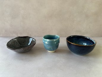 Lovely Glazed Pottery Bowls