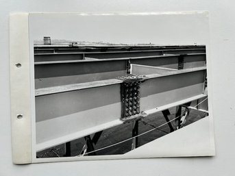 GIRDERS, Original Black & White Civil Engineering Proof Photos 8x10 1970'S, US Steel, Groton, CT.