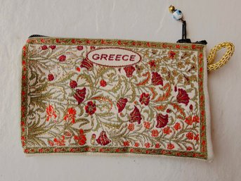 Handmade In Greece Coin Purse NEW!