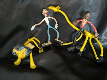 German Rubberized Figures