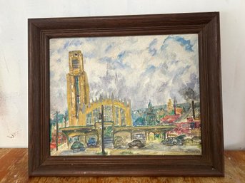 1940s-1950s. CARS. O/B. 20 X 24. Signed
