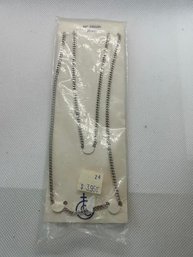 Vintage Silver Tone Chain NOS