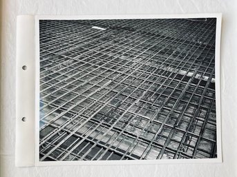 1972 Rebar - Original Civil Engineering Bridge B&W Archive Photo 8x10 Glossy #267 Groton CT