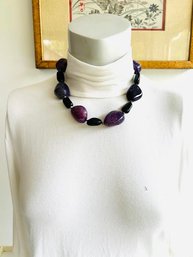 Large  Beaded Heavy Necklace