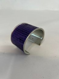 Purple Decoration Cuff Bracelet