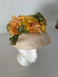 Vintage Floral Decoration Hat