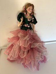 Franklin Heirloom Doll 20' Rose Princess