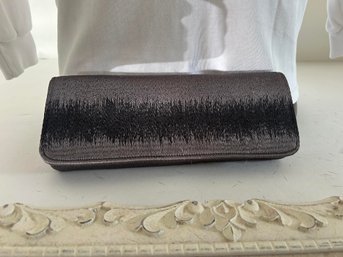 Retro Gray Fabric  Evening Purse