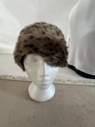 Vintage Handmade Faux Fur Hat