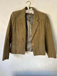Vintage Faux Suede Charles Klein Sz  '6' Jacket