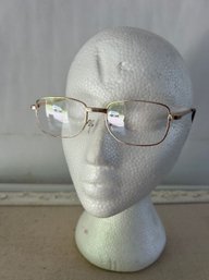 Gold Tone Frame Eyeglasses