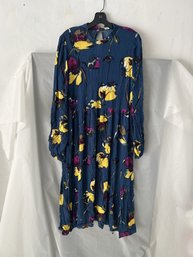 Nordstrom Rack Floral Dress  SZ L NWT