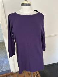 Purple Long Sleeve Top Brand New NWT. LARGE