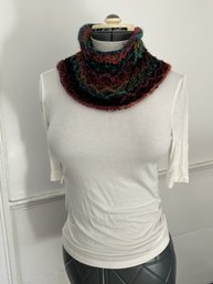 Hand Made Multi Colored Neck Warmer NEW