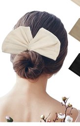 Bridal Beige Satin Wire Hair Bun Maker  NWOT