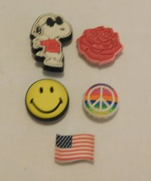 Crock Charms (5) Jibbitz Originals
