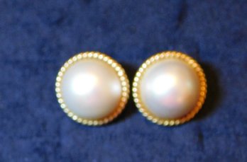 14 KT Gold Clip Earrings 7.9 Grams TW