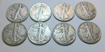 Lot Of 20 Walking Liberty Half Dollars Mixed Dates