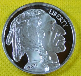 SMI Buffalo1 Troy Ounce .999 Silver