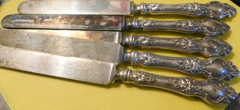 5 Knives Sterling Silver