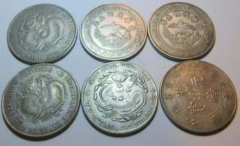 3 Peru 90 Percent Silver Coins Un Sol 1892 1893 1894