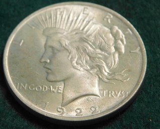 1922 Peace Silver Dollar