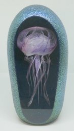 Hot Island Glass Jellyfish Handcrafted