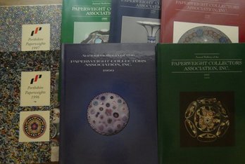 Collection Of 8 Paperweight Reference Books And Bulletins