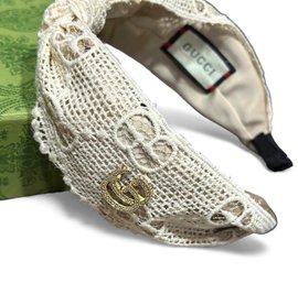 GUCCI Interlocking G Beaute Rhinestone Embellished Headband