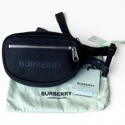 Burberry Cannon Black Nylon Crossbody Belt Bag