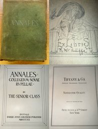 1920 College Of New Rochelle 'Annales' Yearbook – Tiffany & Co. Full-Page Ad – Ruth McAuliffe Walsh Provenance