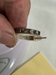 Silver Half Hoops 6 Grams