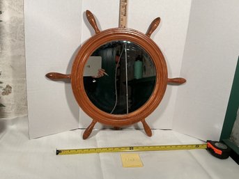Ships Wheel Mirror