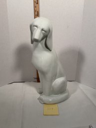 Porcelain Dog Statue