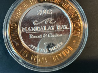 .999 Fine Silver Gaming Token, Limited Editions 2002