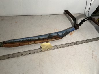 Sickle, Hand Painted Signed Art 94