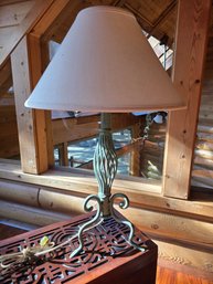 Small Oxidized Copper Style Table Lamp