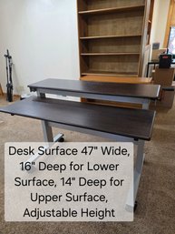 Two-Tier Adjustable Stand-up Desk