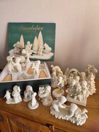 Large Snowbabies Lot Christmas Decor