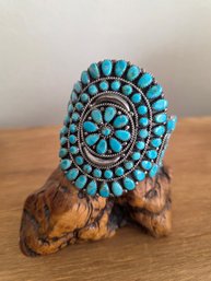 Sterling & Turquoise Navajo Bracelet
