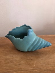 Turquoise-Blue Van Briggle Conch Shell