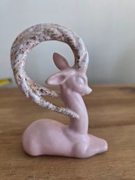 Mid-Century Modern Ceramic Deer Figurine