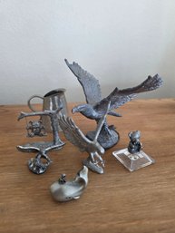 6 Piece Pewter Assortment