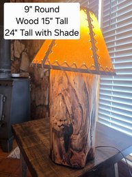 Solid Wood Table Lamp #1